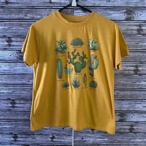 Fifth sun, yellow cactus shirt